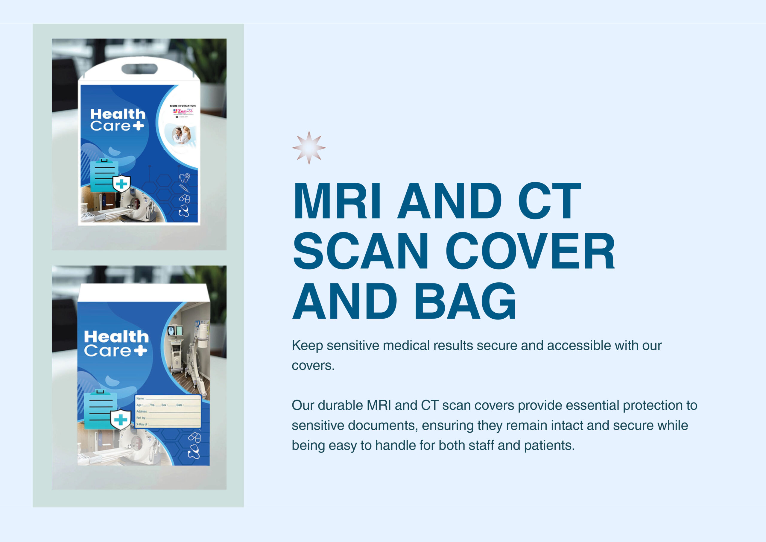 Hospital & Clinic MRI and CT scan cover and bag