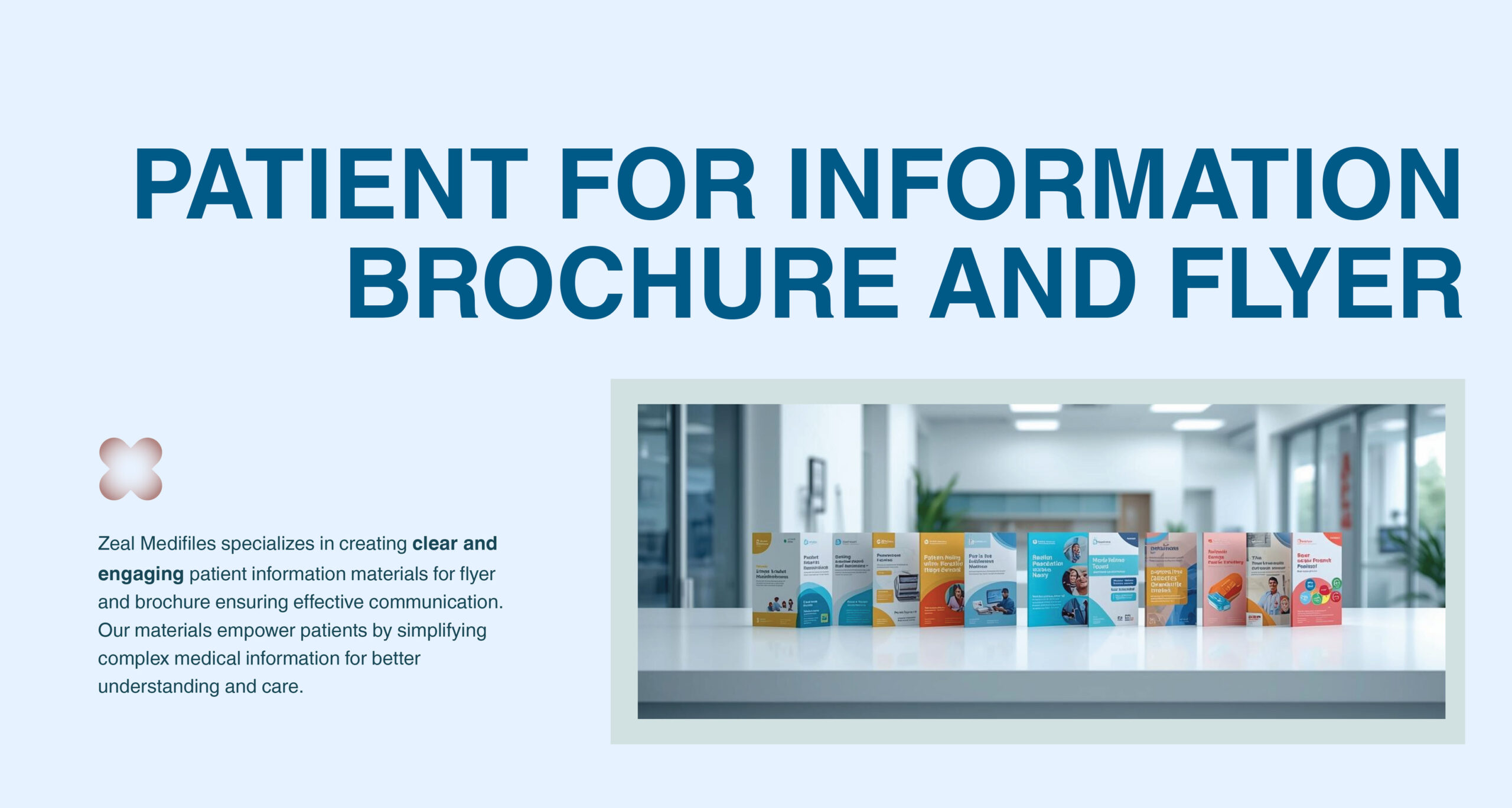 Hospital & Clinic Patient for Information brochure and flyer